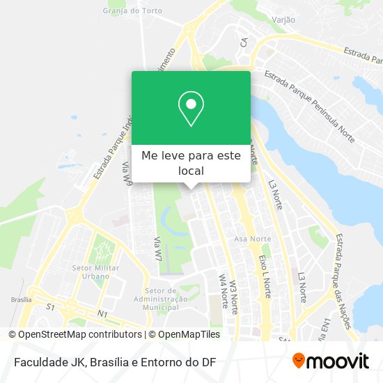 Faculdade JK mapa