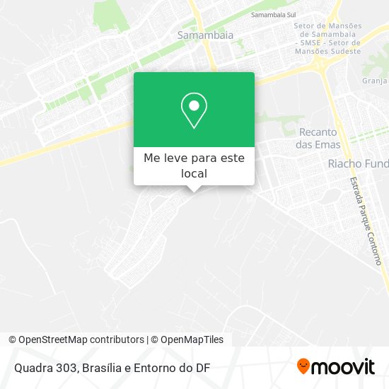 Quadra 303 mapa