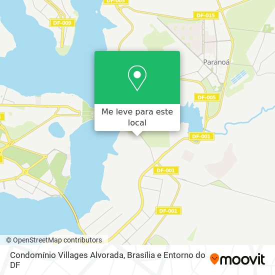 Condomínio Villages Alvorada mapa