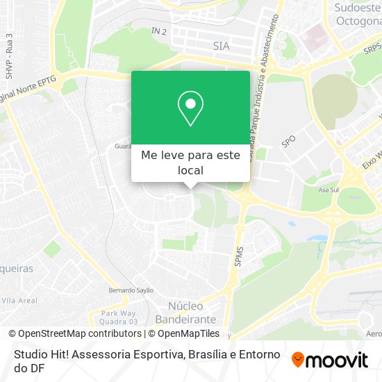 Studio Hit! Assessoria Esportiva mapa