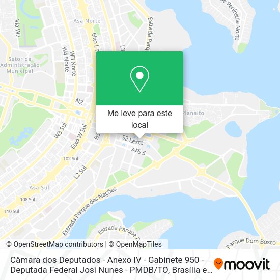Como chegar até Câmara dos Deputados