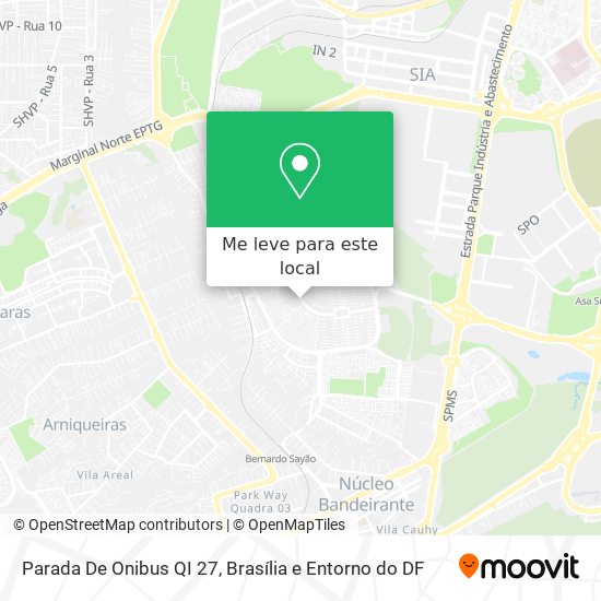 Parada De Onibus QI 27 mapa