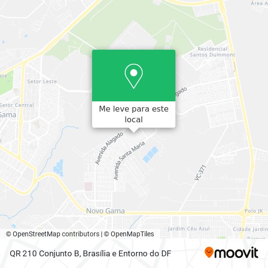 QR 210 Conjunto B mapa
