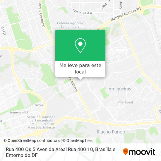 Rua 400 Qs 5 Avenida Areal Rua 400 10 mapa