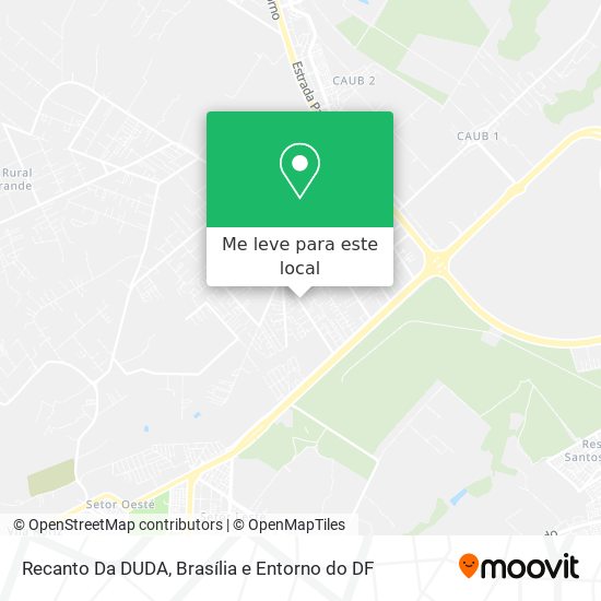 Recanto Da DUDA mapa