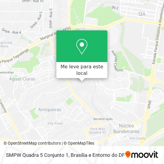 SMPW Quadra 5 Conjunto 1 mapa