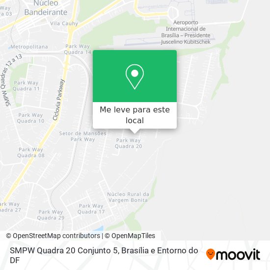SMPW Quadra 20 Conjunto 5 mapa