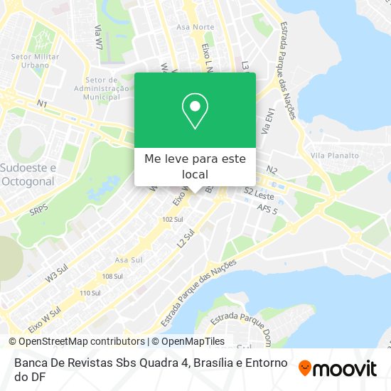 Banca De Revistas Sbs Quadra 4 mapa