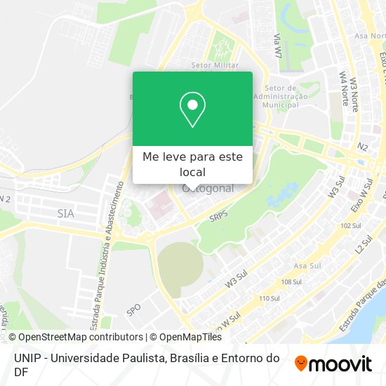 UNIP - Universidade Paulista mapa