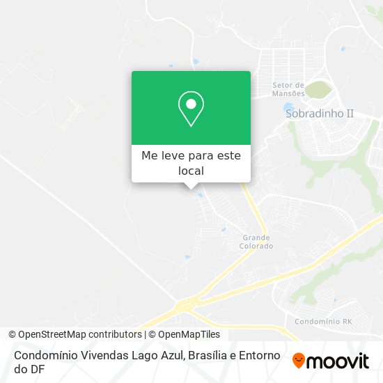 Condomínio Vivendas Lago Azul mapa