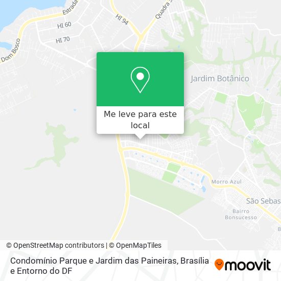 Condomínio Parque e Jardim das Paineiras mapa
