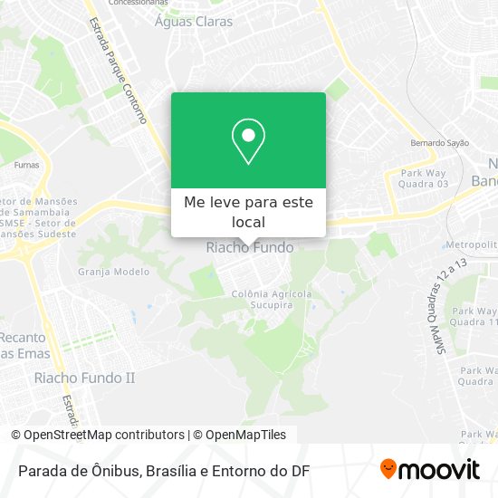 Parada de Ônibus mapa