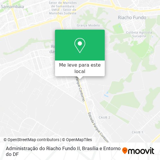 Administração do Riacho Fundo II mapa
