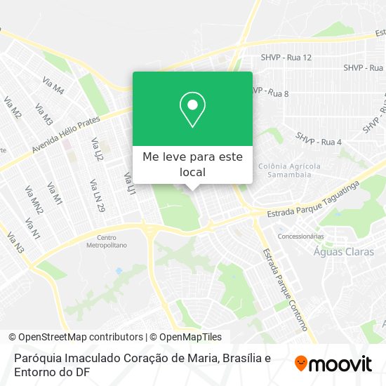 Paróquia Imaculado Coração de Maria mapa