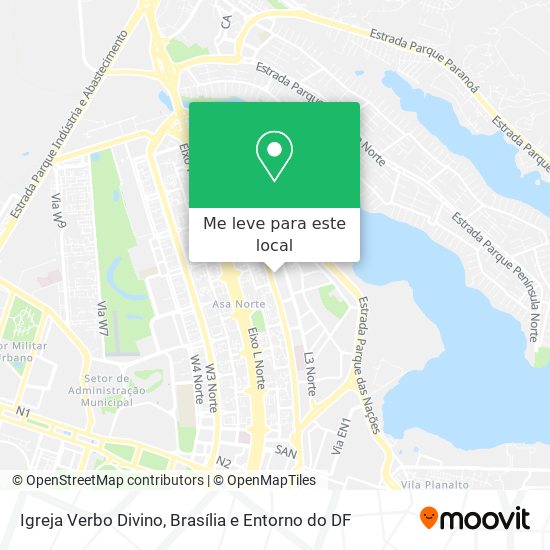 Igreja Verbo Divino mapa