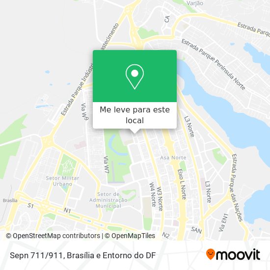Sepn 711/911 mapa