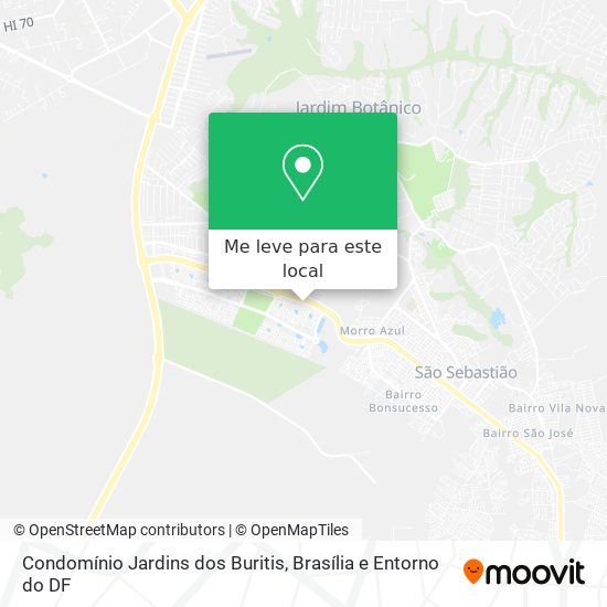 Condomínio Jardins dos Buritis mapa