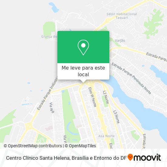 Centro Clínico Santa Helena mapa