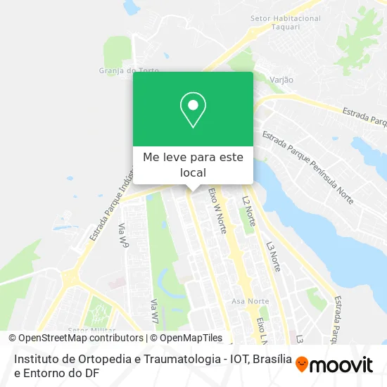 Instituto de Ortopedia e Traumatologia - IOT mapa