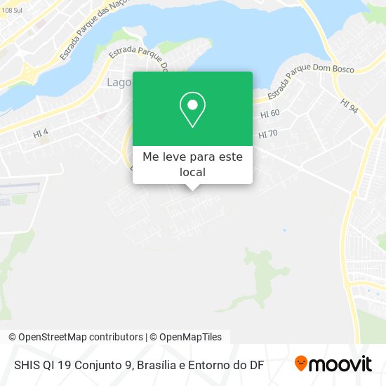 SHIS QI 19 Conjunto 9 mapa
