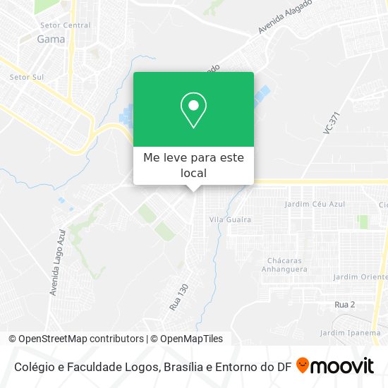 Colégio e Faculdade Logos mapa