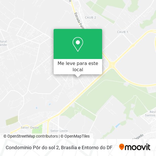 Condomínio Pôr do sol 2 mapa
