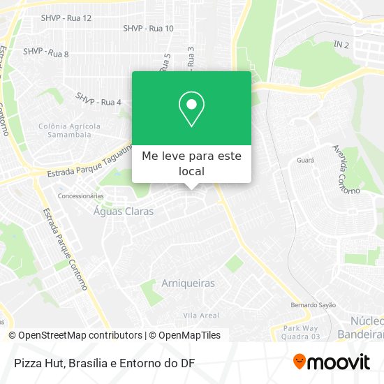 Pizza Hut mapa