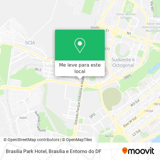 Brasília Park Hotel mapa