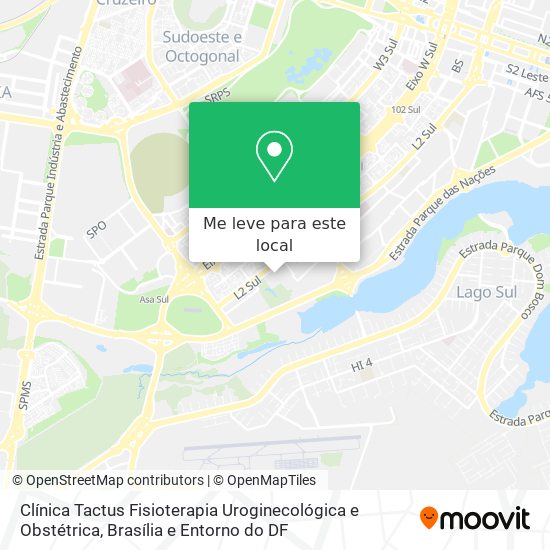 Clínica Tactus Fisioterapia Uroginecológica e Obstétrica mapa