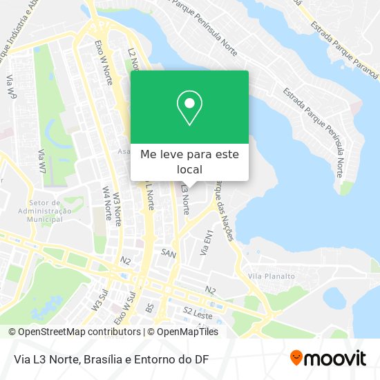 Via L3 Norte mapa