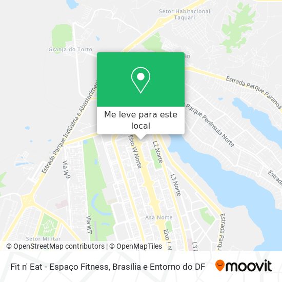 Fit n' Eat - Espaço Fitness mapa