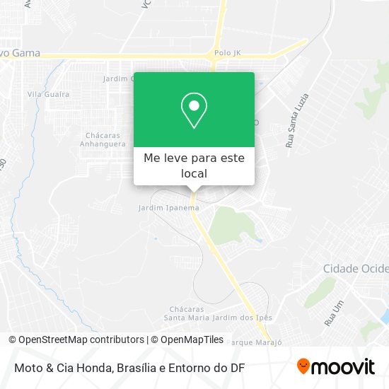 Moto & Cia Honda mapa