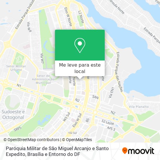 Paróquia Militar de São Miguel Arcanjo e Santo Expedito mapa