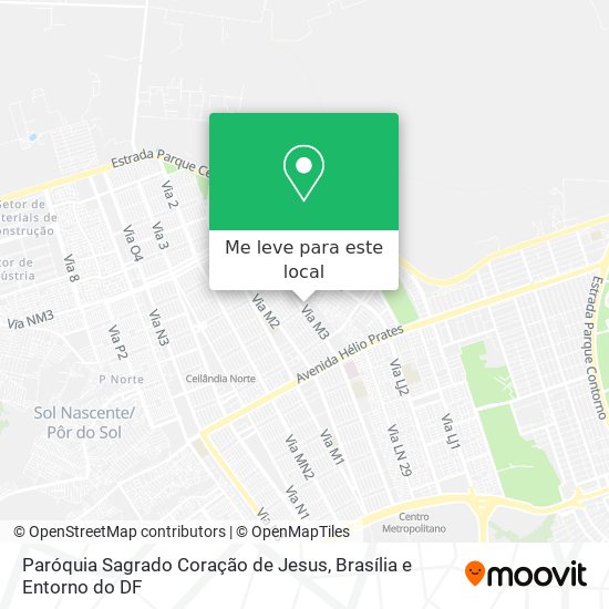 Paróquia Sagrado Coração de Jesus mapa