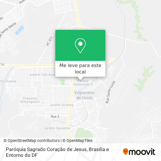 Paróquia Sagrado Coração de Jesus mapa