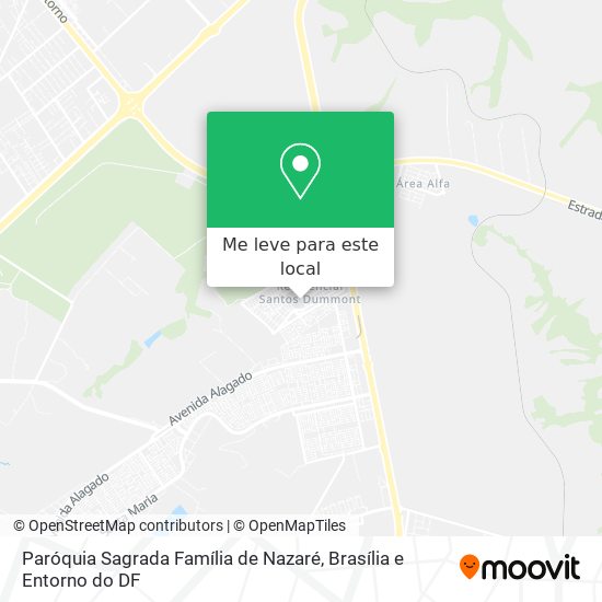 Paróquia Sagrada Família de Nazaré mapa