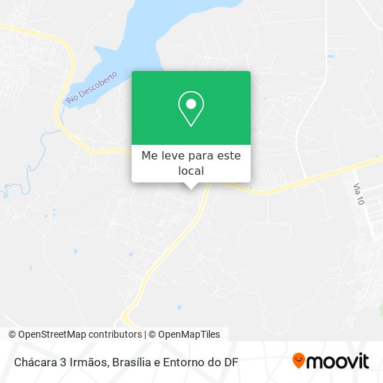 Chácara 3 Irmãos mapa