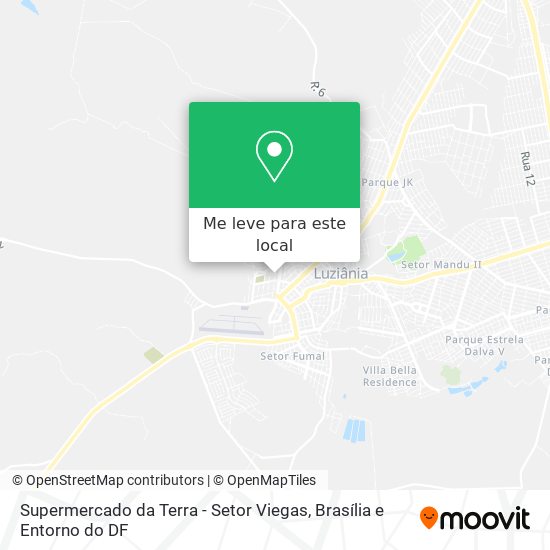 Supermercado da Terra - Setor Viegas mapa
