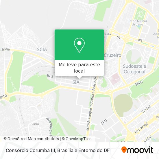 Consórcio Corumbá III mapa