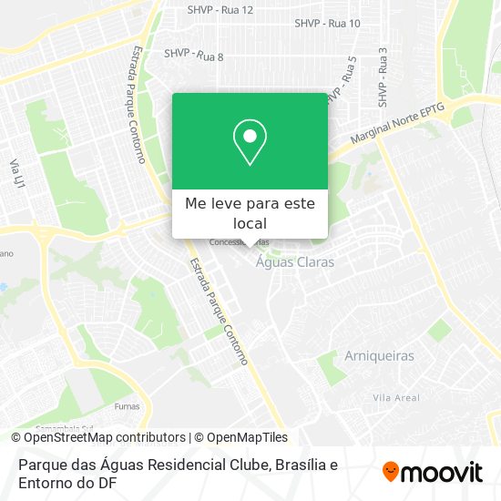 Parque das Águas Residencial Clube mapa