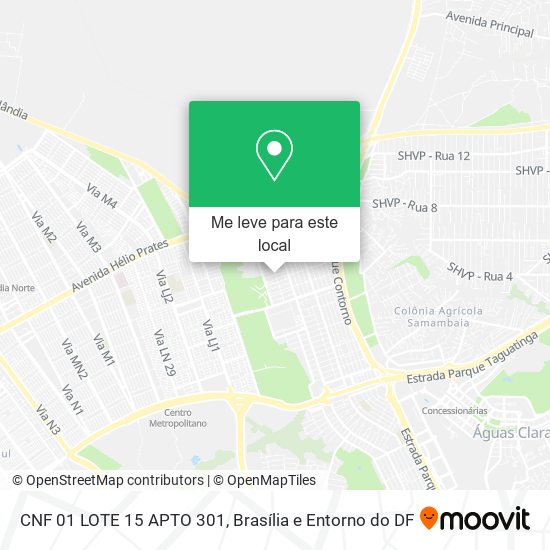 CNF 01 LOTE 15 APTO 301 mapa