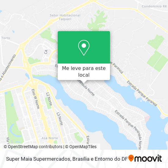 Super Maia Supermercados mapa