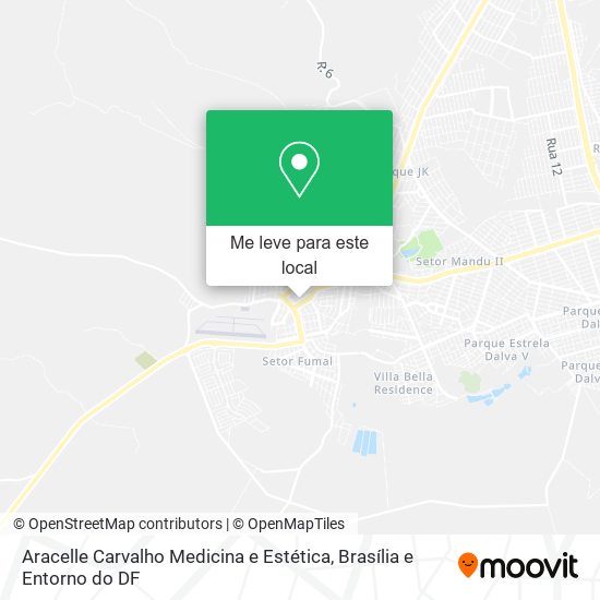 Aracelle Carvalho Medicina e Estética mapa