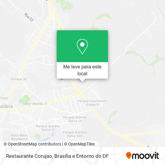 Restaurante Corujao mapa