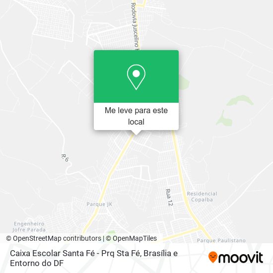 Caixa Escolar Santa Fé - Prq Sta Fé mapa