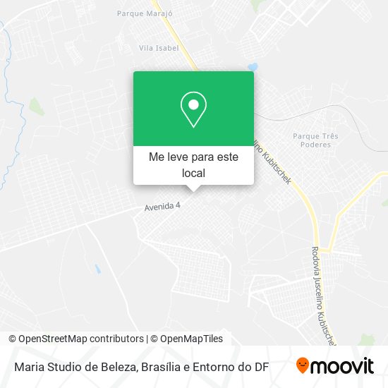 Maria Studio de Beleza mapa