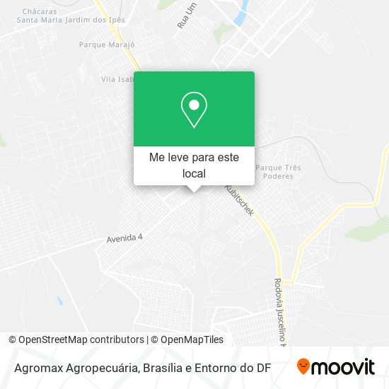 Agromax Agropecuária mapa