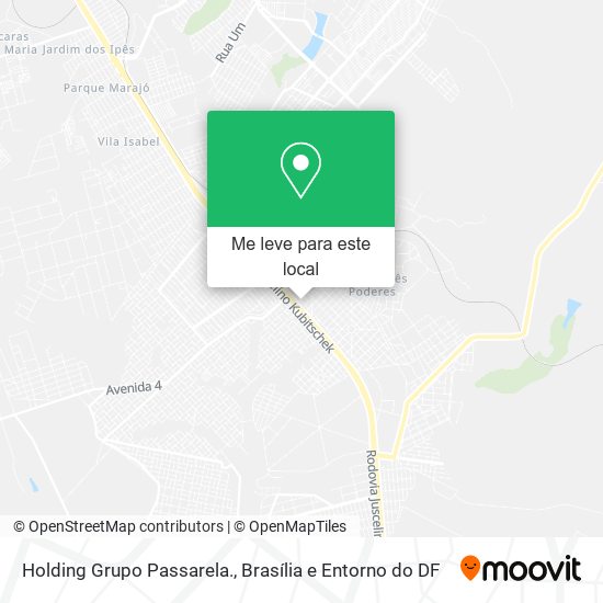 Holding Grupo Passarela. mapa