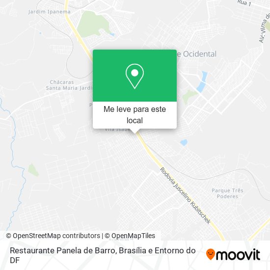 Restaurante Panela de Barro mapa