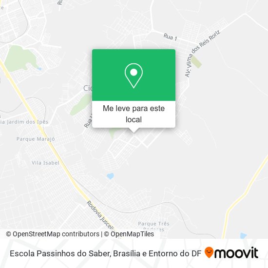 Escola Passinhos do Saber mapa